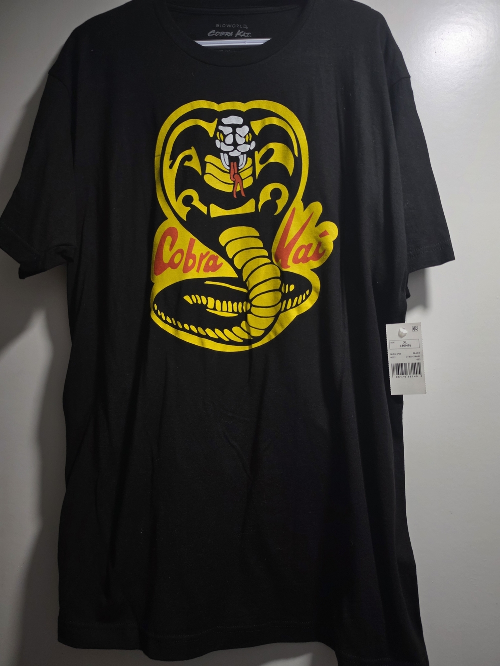 Cobra Kai Graphic Short Sleeve Tee - Black/Yellow